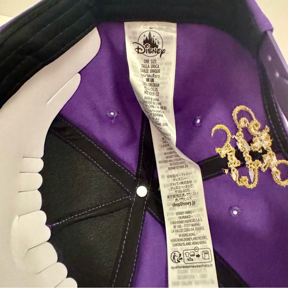 NWT. Disney Wish castmember baseball hat. Purple cap features goat & star - Picture 9 of 12